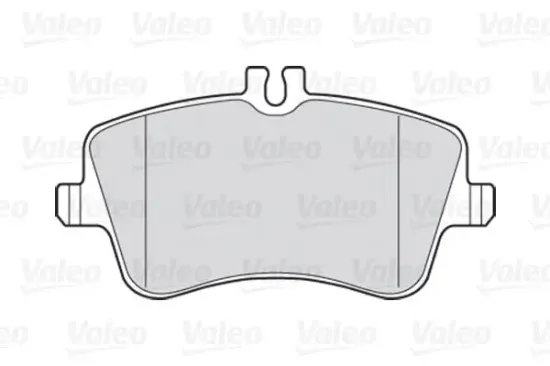 Bremsbelagsatz, Scheibenbremse Vorderachse VALEO 301448 Bild Bremsbelagsatz, Scheibenbremse Vorderachse VALEO 301448