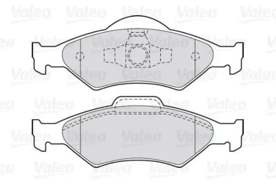 Bremsbelagsatz, Scheibenbremse Vorderachse VALEO 301563 Bild Bremsbelagsatz, Scheibenbremse Vorderachse VALEO 301563