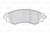 Bremsbelagsatz, Scheibenbremse Vorderachse VALEO 301361 Bild Bremsbelagsatz, Scheibenbremse Vorderachse VALEO 301361