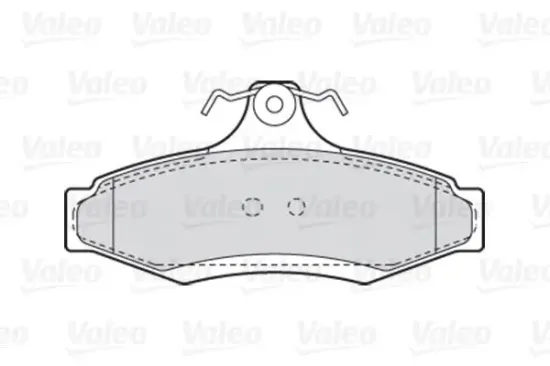 Bremsbelagsatz, Scheibenbremse Hinterachse VALEO 301902 Bild Bremsbelagsatz, Scheibenbremse Hinterachse VALEO 301902