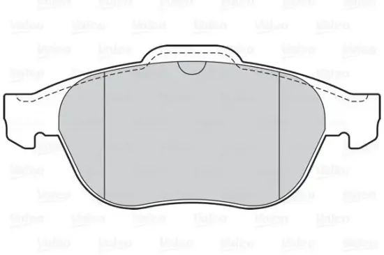 Bremsbelagsatz, Scheibenbremse Vorderachse VALEO 302221 Bild Bremsbelagsatz, Scheibenbremse Vorderachse VALEO 302221