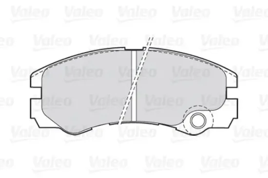 Bremsbelagsatz, Scheibenbremse VALEO 301661 Bild Bremsbelagsatz, Scheibenbremse VALEO 301661