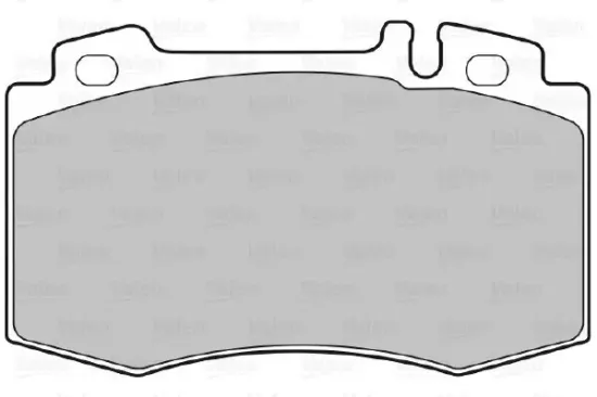 Bremsbelagsatz, Scheibenbremse Vorderachse VALEO 598445 Bild Bremsbelagsatz, Scheibenbremse Vorderachse VALEO 598445