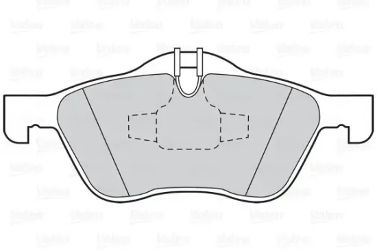 Bremsbelagsatz, Scheibenbremse Vorderachse VALEO 302019 Bild Bremsbelagsatz, Scheibenbremse Vorderachse VALEO 302019