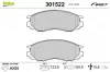 Bremsbelagsatz, Scheibenbremse Vorderachse VALEO 301522