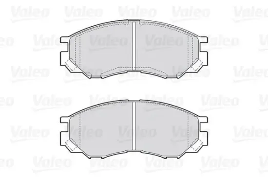 Bremsbelagsatz, Scheibenbremse Vorderachse VALEO 301522 Bild Bremsbelagsatz, Scheibenbremse Vorderachse VALEO 301522