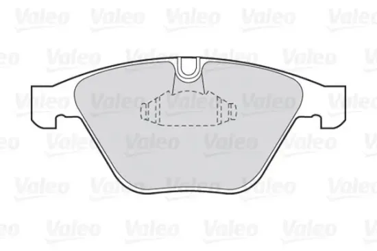 Bremsbelagsatz, Scheibenbremse Vorderachse VALEO 301410 Bild Bremsbelagsatz, Scheibenbremse Vorderachse VALEO 301410