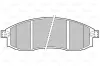 Bremsbelagsatz, Scheibenbremse Vorderachse VALEO 598523 Bild Bremsbelagsatz, Scheibenbremse Vorderachse VALEO 598523