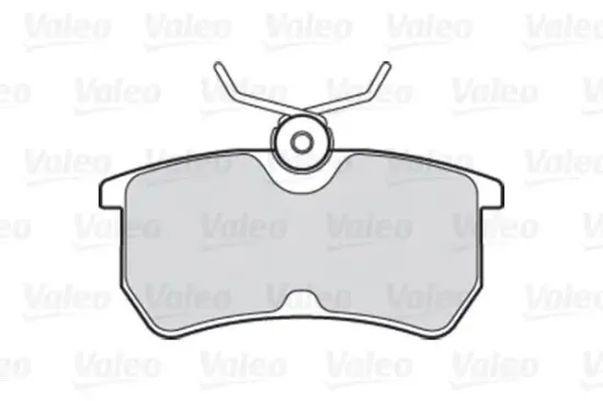 Bremsbelagsatz, Scheibenbremse Hinterachse VALEO 301431 Bild Bremsbelagsatz, Scheibenbremse Hinterachse VALEO 301431