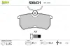 Bremsbelagsatz, Scheibenbremse Hinterachse VALEO 598431 Bild Bremsbelagsatz, Scheibenbremse Hinterachse VALEO 598431