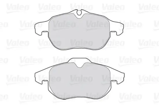 Bremsbelagsatz, Scheibenbremse Vorderachse VALEO 301678 Bild Bremsbelagsatz, Scheibenbremse Vorderachse VALEO 301678
