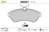 Bremsbelagsatz, Scheibenbremse Vorderachse VALEO 598501 Bild Bremsbelagsatz, Scheibenbremse Vorderachse VALEO 598501