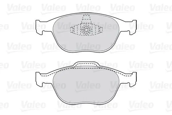 Bremsbelagsatz, Scheibenbremse VALEO 301639 Bild Bremsbelagsatz, Scheibenbremse VALEO 301639