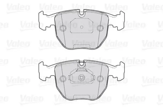 Bremsbelagsatz, Scheibenbremse Vorderachse VALEO 301412 Bild Bremsbelagsatz, Scheibenbremse Vorderachse VALEO 301412