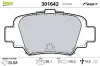 Bremsbelagsatz, Scheibenbremse Hinterachse VALEO 301642 Bild Bremsbelagsatz, Scheibenbremse Hinterachse VALEO 301642