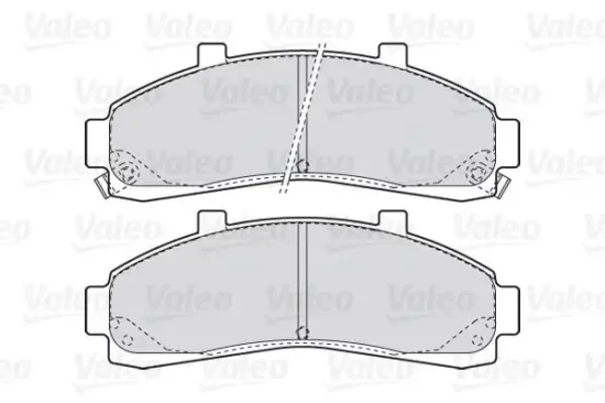 Bremsbelagsatz, Scheibenbremse VALEO 301906 Bild Bremsbelagsatz, Scheibenbremse VALEO 301906