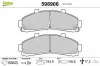 Bremsbelagsatz, Scheibenbremse Vorderachse VALEO 598906