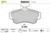 Bremsbelagsatz, Scheibenbremse Vorderachse VALEO 598543 Bild Bremsbelagsatz, Scheibenbremse Vorderachse VALEO 598543