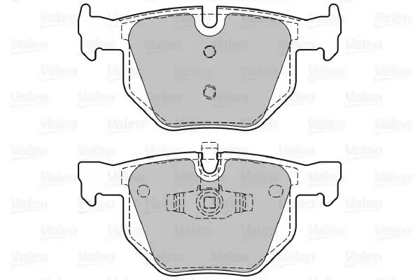 Bremsbelagsatz, Scheibenbremse VALEO 598885 Bild Bremsbelagsatz, Scheibenbremse VALEO 598885