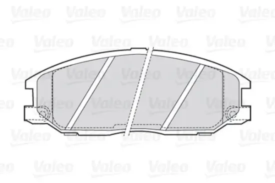 Bremsbelagsatz, Scheibenbremse Vorderachse VALEO 301505 Bild Bremsbelagsatz, Scheibenbremse Vorderachse VALEO 301505
