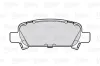 Bremsbelagsatz, Scheibenbremse Hinterachse VALEO 301895 Bild Bremsbelagsatz, Scheibenbremse Hinterachse VALEO 301895