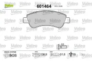 Bremsbelagsatz, Scheibenbremse Vorderachse VALEO 601464