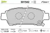 Bremsbelagsatz, Scheibenbremse Hinterachse VALEO 301542 Bild Bremsbelagsatz, Scheibenbremse Hinterachse VALEO 301542