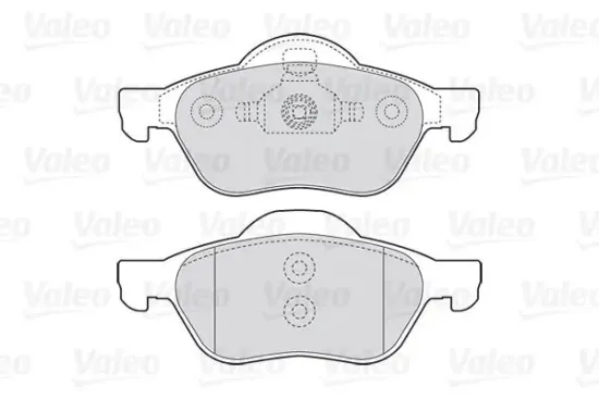 Bremsbelagsatz, Scheibenbremse Vorderachse VALEO 301471 Bild Bremsbelagsatz, Scheibenbremse Vorderachse VALEO 301471