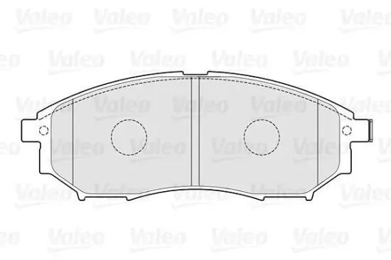 Bremsbelagsatz, Scheibenbremse Vorderachse VALEO 301337 Bild Bremsbelagsatz, Scheibenbremse Vorderachse VALEO 301337