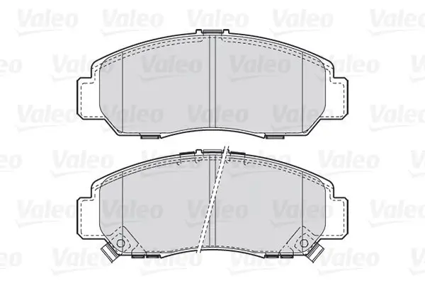 Bremsbelagsatz, Scheibenbremse VALEO 301887 Bild Bremsbelagsatz, Scheibenbremse VALEO 301887