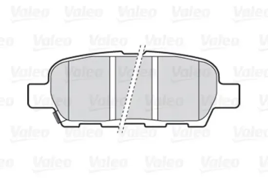 Bremsbelagsatz, Scheibenbremse VALEO 301009 Bild Bremsbelagsatz, Scheibenbremse VALEO 301009