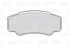 Bremsbelagsatz, Scheibenbremse Hinterachse VALEO 301570 Bild Bremsbelagsatz, Scheibenbremse Hinterachse VALEO 301570