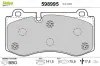 Bremsbelagsatz, Scheibenbremse Vorderachse VALEO 598995