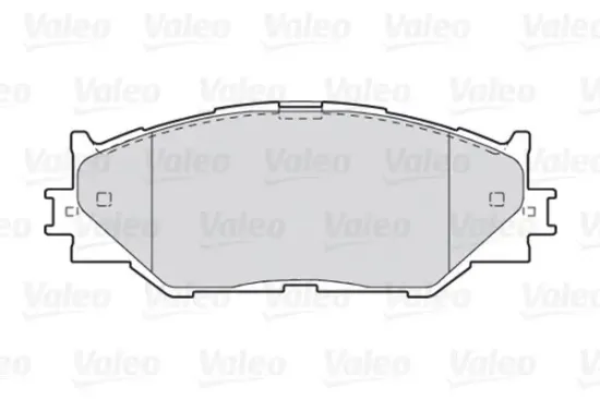 Bremsbelagsatz, Scheibenbremse Vorderachse VALEO 301035 Bild Bremsbelagsatz, Scheibenbremse Vorderachse VALEO 301035