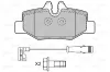 Bremsbelagsatz, Scheibenbremse Hinterachse VALEO 598765 Bild Bremsbelagsatz, Scheibenbremse Hinterachse VALEO 598765