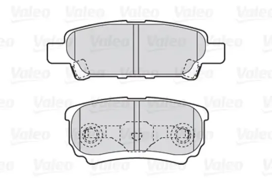 Bremsbelagsatz, Scheibenbremse VALEO 301852 Bild Bremsbelagsatz, Scheibenbremse VALEO 301852