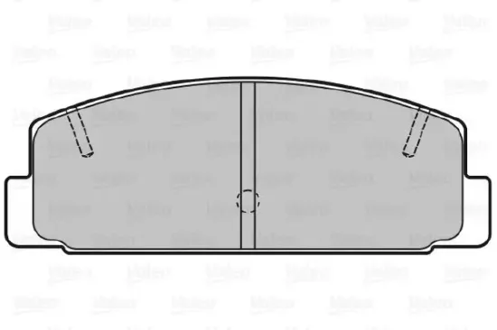 Bremsbelagsatz, Scheibenbremse Hinterachse VALEO 598780 Bild Bremsbelagsatz, Scheibenbremse Hinterachse VALEO 598780