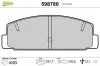Bremsbelagsatz, Scheibenbremse Hinterachse VALEO 598780 Bild Bremsbelagsatz, Scheibenbremse Hinterachse VALEO 598780