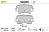 Bremsbelagsatz, Scheibenbremse Hinterachse VALEO 598849 Bild Bremsbelagsatz, Scheibenbremse Hinterachse VALEO 598849