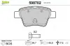 Bremsbelagsatz, Scheibenbremse Hinterachse VALEO 598702