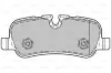 Bremsbelagsatz, Scheibenbremse Hinterachse VALEO 598742 Bild Bremsbelagsatz, Scheibenbremse Hinterachse VALEO 598742