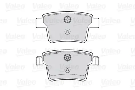 Bremsbelagsatz, Scheibenbremse Hinterachse VALEO 301740 Bild Bremsbelagsatz, Scheibenbremse Hinterachse VALEO 301740