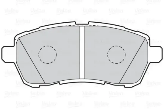Bremsbelagsatz, Scheibenbremse Vorderachse VALEO 302220 Bild Bremsbelagsatz, Scheibenbremse Vorderachse VALEO 302220