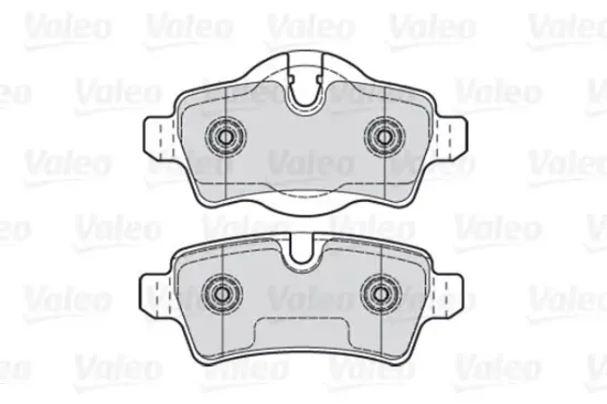 Bremsbelagsatz, Scheibenbremse Hinterachse VALEO 301041 Bild Bremsbelagsatz, Scheibenbremse Hinterachse VALEO 301041