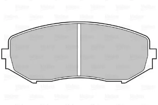 Bremsbelagsatz, Scheibenbremse Vorderachse VALEO 301877 Bild Bremsbelagsatz, Scheibenbremse Vorderachse VALEO 301877