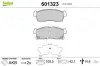 Bremsbelagsatz, Scheibenbremse Vorderachse VALEO 601323 Bild Bremsbelagsatz, Scheibenbremse Vorderachse VALEO 601323