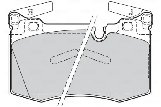 Bremsbelagsatz, Scheibenbremse Vorderachse VALEO 302336 Bild Bremsbelagsatz, Scheibenbremse Vorderachse VALEO 302336