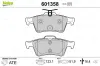 Bremsbelagsatz, Scheibenbremse Hinterachse VALEO 601358 Bild Bremsbelagsatz, Scheibenbremse Hinterachse VALEO 601358