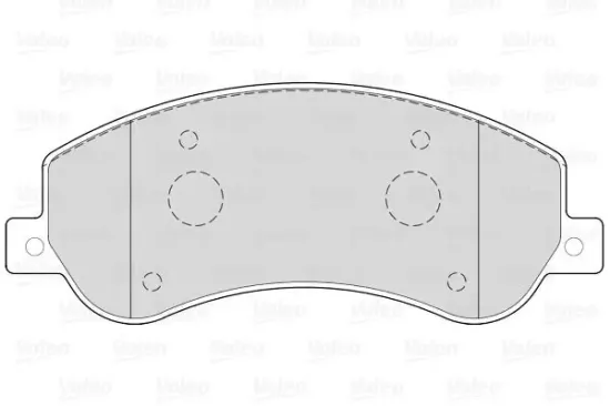 Bremsbelagsatz, Scheibenbremse Vorderachse VALEO 302337 Bild Bremsbelagsatz, Scheibenbremse Vorderachse VALEO 302337