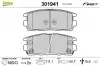 Bremsbelagsatz, Scheibenbremse Hinterachse VALEO 301941 Bild Bremsbelagsatz, Scheibenbremse Hinterachse VALEO 301941